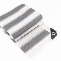 HDPE 스트라이프 햇빛 가리개 그물 개인 정보 보호 스크린 울타리 그물 전망대 차양 그물 테라스 퍼걸러 음영 항해 방수포 텐트, 0.8mx3m, 스트라이프 울타리 그물