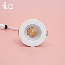 LED 가구 매입등 1.5인치 5W COB 플리커프리 루미온, 주백색 5W