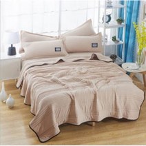 TANC BestStar 여름 쿨링 이불 워싱 면 얇은 에어컨 이불, 핑크 150*200cm