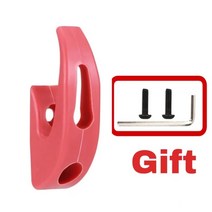 전동킥보드악세서리 튜닝 부품 전기 스쿠터 나일론 프론트 후크 휴대용 그립 핸들 행거 나인봇 맥스 G30 킥 액세서리 레드 블랙 화이트, [05] Style B Red  2 sets