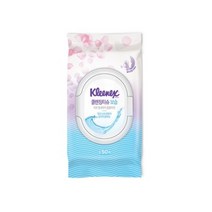 크리넥스 보습 클렌징티슈 캡형, 50매, 2개