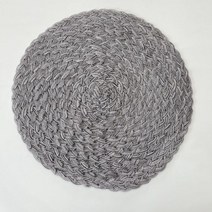 내열 그릇 PP 식탁 매트 1 개 커피 컵 코스터 식기 매트 홈 주방 파티 공급, O_38CM | ROUND