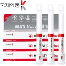 국제약품 메디스틱 플러스 살균소독제 냉장고 탈취제 신발장 옷장 냄새제거 공기청소 6ml, 메디스틱 3개