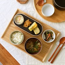 가연 도자기 1인 혼밥 그릇세트 한식 홈 세트, E-1. 한식 L-혼합색상