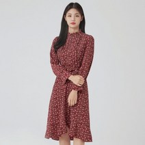 (정품)로엠 플라워 나염 롱 원피스 RMOW94T01A