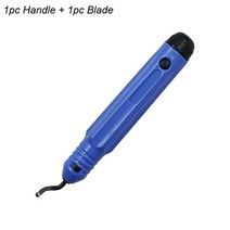 공구 대패 핸드 메탈 디버링 도구 세트 핸들 블레이드 포함 로터리 버 트리밍 스크레이퍼 엣지 리무버 목재 플라스틱 알루미늄 제거 부품, 02 Deburring Tool Kit A