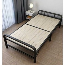 보조침대 접이식 간이 침대 사무실 간병 기숙사, 150CM+실크매트리스
