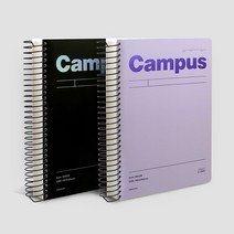 핑크풋 10000 스마트캠퍼스대학노트 정품, 블랙, 1개