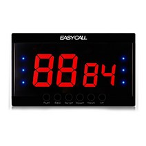 이지콜 호출벨 + 수신기 세트 (번호표 공짜) 올블랙, 11) EY-2002 모니터 + 호출벨 블랙 6개