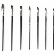 화홍 유화붓 아크릴붓 815F 16호 아크릴붓 유화붓 미술용붓 디자, 단품