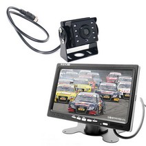 화물차용 후방카메라 12V24V겸용+거치형 모니터7형