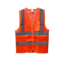 주황색 XL 안전관리자 안전 작업 작업용 조끼