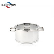 [쿠첸프로피] 산레모 인덕션 겸용 스텐 계량 양수냄비 20cm 3.2L, 없음