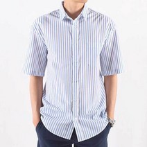 이지핏 스트라이프 남자 반팔 남방 셔츠 슬랙스 여름 코디 커플시밀러룩 스프라이트셔츠 옥스퍼드셔츠 코발트블루셔츠 링클프리셔츠 하와이셔츠 오버핏남방 꽃남방 와이셔츠 옥스포드셔츠 빅카라셔츠 스판와이셔츠 정장와이셔츠