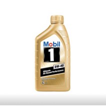 Mobil 1 모빌원 골드 엔진오일 0w40 정품 1L, 2개, 1000ml