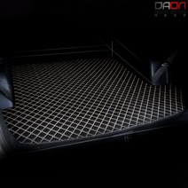 아이빌 기아 K5 신형퀼팅 4D 가죽트렁크매트 차박매트, 올뉴K5(15년-) 휘발유, 블랙+레드