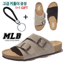 MLB [1+1EVENT] 230~280mm 소가죽 남녀공용샌들 슬리퍼 샌달 커플 여름 알파