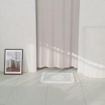 욕실 주방 데이지 발매트 극세사 꽃무늬 러그 쏠리또, 10.레몬트리 L(50x80cm)