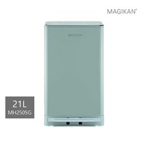 매직캔 [세트] 히포 21L 27L+리필5롤 (화이트/베이지/세이지/레드) 기본리필장착 냄새차단 휴지통 옵션, 12_ 21L세이지(단품)→MH250SG