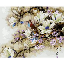 Watgl diy 유화그리기 40 x 50 cm, 044 꽃