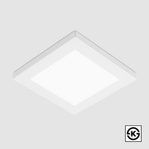 LED 직부등 12W 퍼엣지 6인치 사각 현관조명, 기본형 주광색 (하얀불빛) 매입등고리X