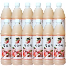 청솔 복숭아 음료베이스 835ml / 과일원액, 12개
