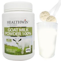 뉴질랜드 헬스윈 산양유 단백질 고우트밀크 파우더 가루 100% 400g 1통 Newzealand Healthwin GOAT MILK POWDER, 1통에 산양유100% 400g