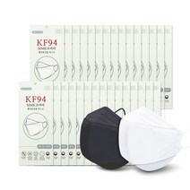 [MMK]KF94 미세먼지/황사 마스크 30입, 블랙