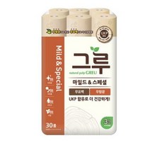 그루 마일드 앤 스페셜 화장지, 30개입, 2개