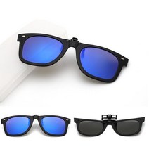 안경에 위에 쓰는 클립온 편광 선글라스 4종