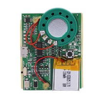 음성식별 USB 음악 사운드 음성 녹음 모듈 칩 1W 충전식 리튬 배터리, [02] Button control