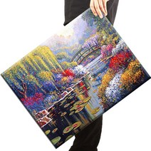 [당일 국내발송] 보석십자수 캔버스형 액자 세트 40x50cm, Q18모델