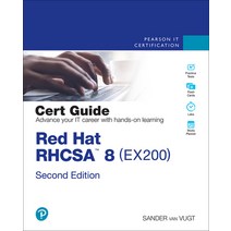 (영문도서) Red Hat Rhcsa 8 Cert Guide: Ex200 Paperback, Pearson It Certification, English, 9780137341627
