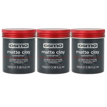 Osmo Extreme Matte Clay Hair Wax 오스모 익스트림 홀드 매트 클레이 헤어 왁스 100ml 3개