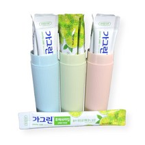동아제약 가그린 라임 스틱 10ml 일회용 구강 청결제 휴대용 가글 케이스 100개, 블루