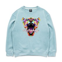 아스트로피 라이언 기모 맨투맨 - 남녀공용