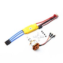 2212 2200KV 브러시리스 모터 30A ESC T 플러그 포함 RC 비행기 연습용드론용 3.5mm 바나나 커넥터, 02 1400kv, 02 1400kv