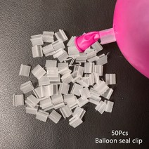 생일파티 돌잔치 풍선 홀더 스탠드 열 웨딩 화환 생일 파티 장식 성인 키즈 베이비 샤워 Eid 용품 1/2 세트, [23] 50pcs balloon clip