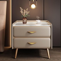 침대 미니 모션 모던 패밀리 가드 협탁 서랍장 엔틱 폭좁은 브랜드 영국 유럽 브랜드 대리석 럭셔리, 베이지