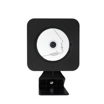 벽걸이 CD플레이어 레트로 엔틱 홈 인테리어 휴대용 벽걸이 CDP 블루투스, 2세대 블랙 CD+ 전용 거치대