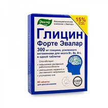 Evalar 글리신 Glycine Forte 60 Tabs