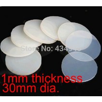 공압 부품 직경 30mm 실리콘 웨이퍼 고온 저항 내열 패드 플랫 매트 방수 씰링 링, 한개옵션0