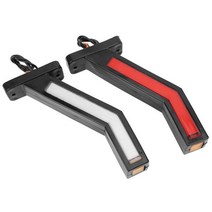 범용 사이드 마커 라이트 사이드 마커 라이트 윤곽 클리어런스 램프 12/24V SUV 버스 보트 트레일러, 한개옵션0