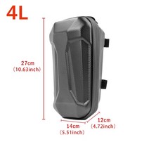 나인봇 맥스 G30 G30D 스쿠터 전동 방수 가방 전면 전기 액세서리 2/3/4L, 보라색, 1개