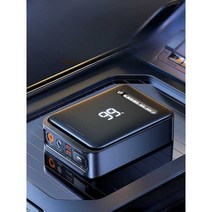 배터리스타터 비상용 배터리 긴급 개인용 카파워, 3in1 60W 차량용 충전기 USB-C