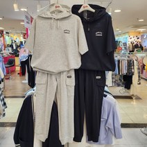 소이 안양점 @@남녀공용@@ 얇고 시원한 기본 후드티(카고 조거 바지)상하복 49600원!!! 주니어 여름