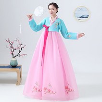 여성 한복 드레스 봄 여름 가을 이쁜 공연 국악 드라마 무대 전통 의상 성인 명절 사극 자수 예쁜 요즘 여자 저고리 치마 원피스 women hanbok JX1822