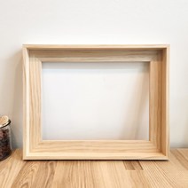 나봄화방 직각 원목 올림액자 캔버스 6호 사이즈 민화 서양화, P(풍경형) 43.9cm x 30.3cm