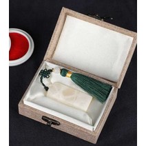 낙관 외국인선물 캘리그라피 인감도장 법인회사, 8.눈송이동석플랫탑15x15x60mm
