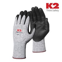 K2 자상방지 베임방지 방검장갑 철장갑, 1개, K2 CUT5 NBR 장갑 IMA17920 (L/BL)-M